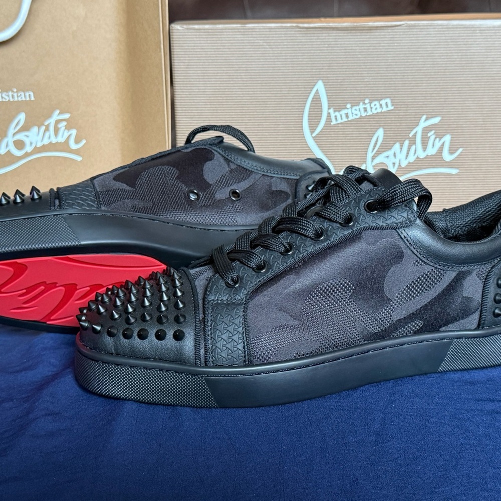 Christian Louboutin Louis Orlato Spikes Sneakers